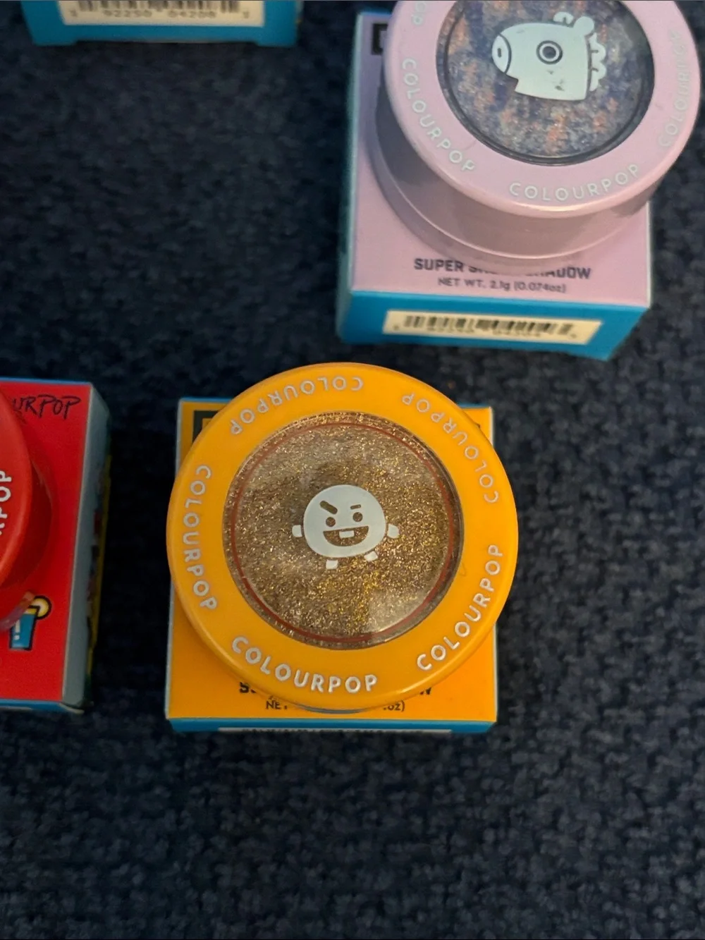 ColourPop BT21 Super Shock Shadow Set - BNIB
